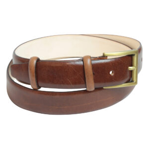 Cintura in pelle. Marrone