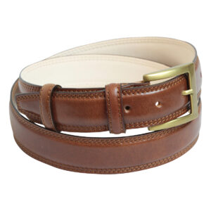 Cintura in pelle. Marrone