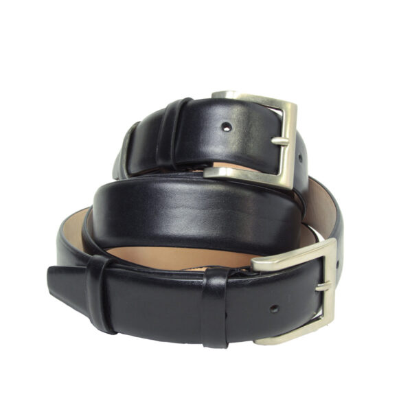 Citnura in pelle alta 40 mm. Nero - immagine 3