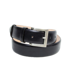 Citnura in pelle alta 40 mm. Nero