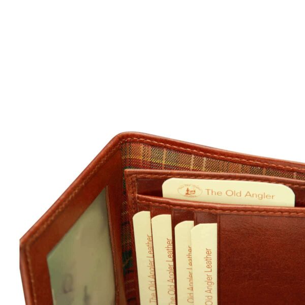 Portadocumenti di pelle. Marrone con RFID - immagine 2