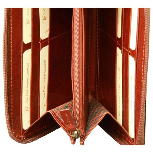 Portafoglio con portamonete interno. Marrone con RFID - immagine 2