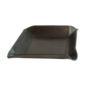 Vuotatasche in pelle. Nero