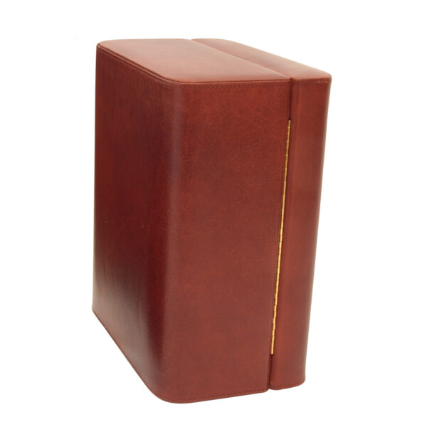 Umidificatore per sigari in pelle. Marrone - immagine 5
