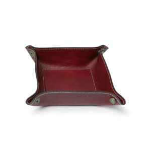 Vuotatasche in pelle. Rosso