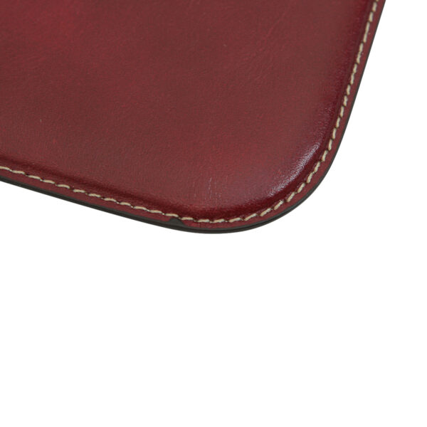 Sottomano in pelle. Rosso - immagine 3