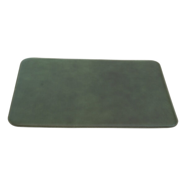 Sottomano in pelle. Verde - immagine 2