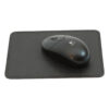 Mouse pad in pelle. Nero