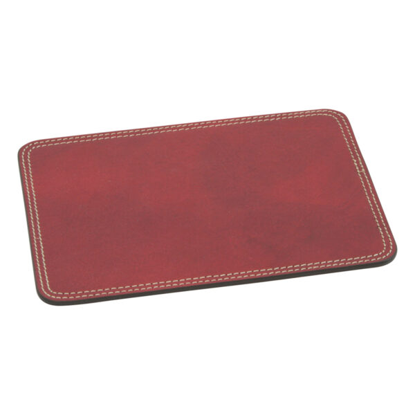 Mouse pad in pelle. Rosso - immagine 2