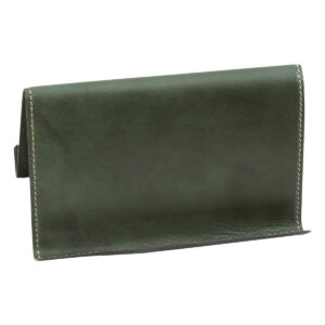 Supporto per ipad e iphone in pelle. Verde