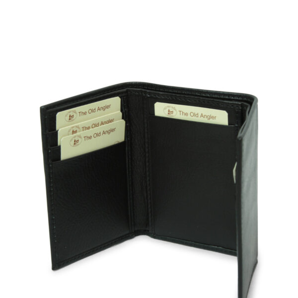 Portafoglio in pelle con RFID. Nero - immagine 2