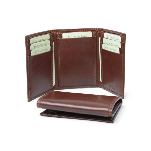 Portafoglio in pelle con RFID. Marrone - immagine 2