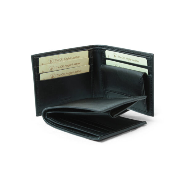 Portafoglio in pelle con RFID. Nero - immagine 4