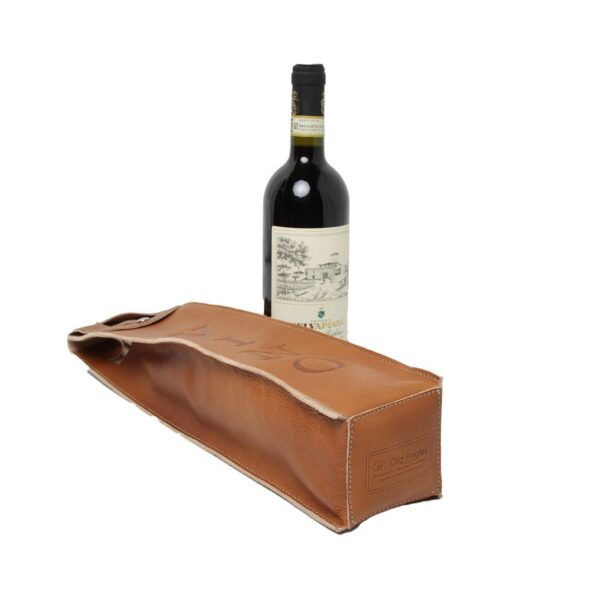 Porta Vino in Pelle. Coloniale - immagine 3